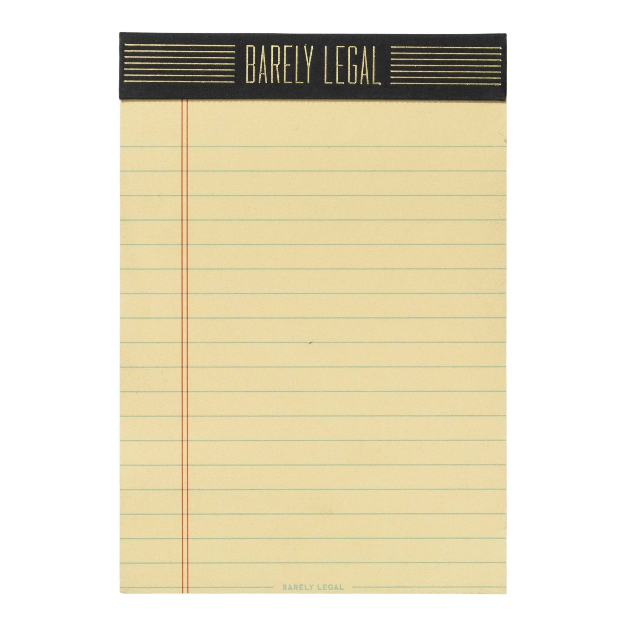 Barely Legal Notepad - Made Market Co