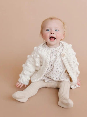 Cream Popcorn Cardigan - The Blueberry Hill