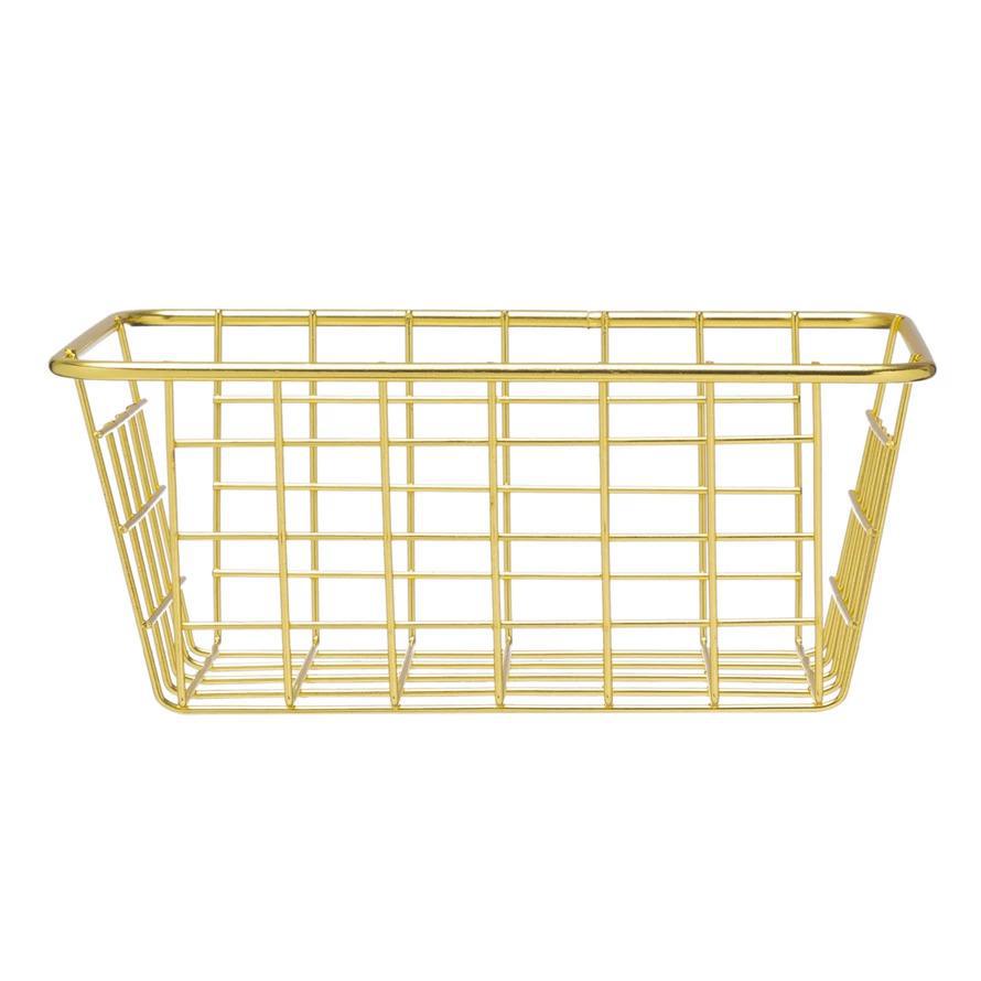 Stainless Steel Basket, Gold