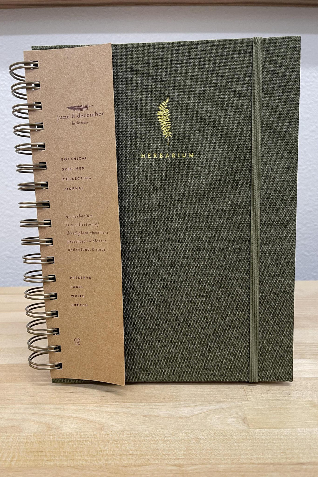 Fern Herbarium Journal, Forest Green - June & December