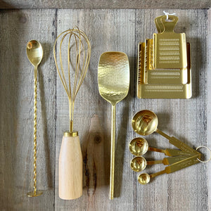 S/3 Graters, Gold Finish, HAND WASH