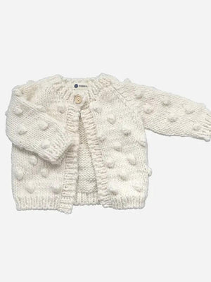 Cream Popcorn Cardigan - The Blueberry Hill
