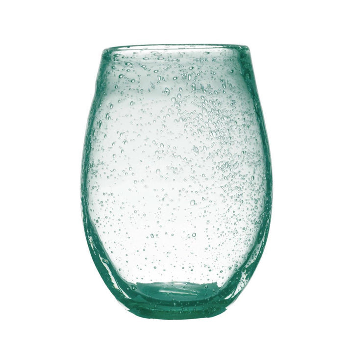 18oz Tinted Bubble Drinking Glass