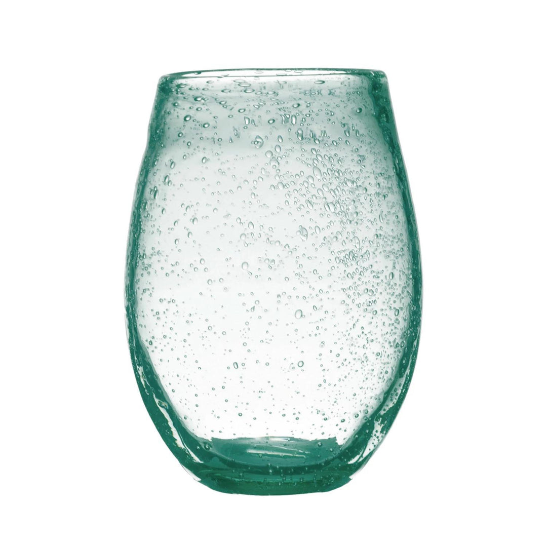 18oz Tinted Bubble Drinking Glass