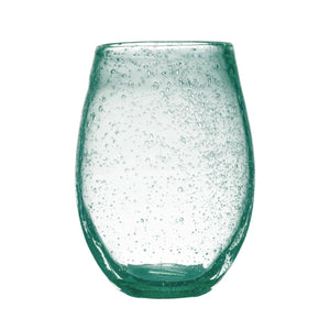 Tinted Bubble Drinking Glass