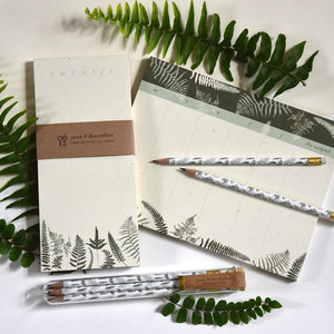 Fern Notepad, Daily To Do 4"x9" - June & December